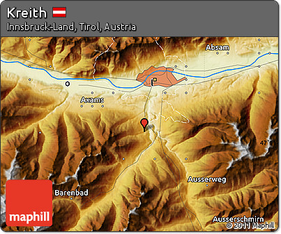 Physical Map of Kreith