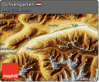 Physical Map of Ochsengarten