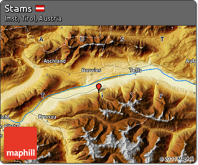 Physical Map of Stams