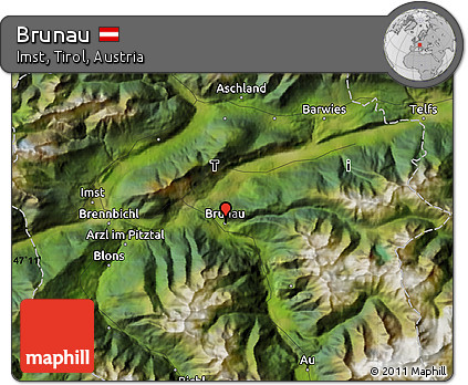 Satellite Map of Brunau