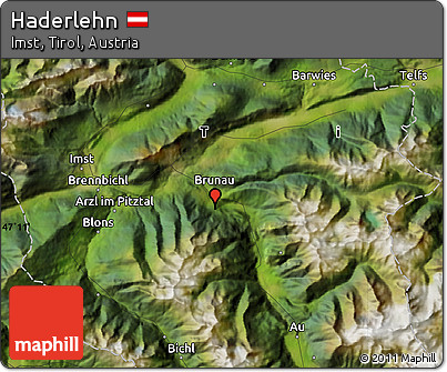 Satellite Map of Haderlehn