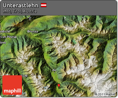 Satellite Map of Unterastlehn