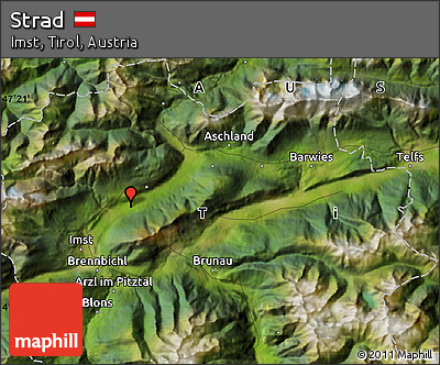Satellite Map of Strad