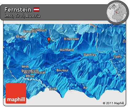Political Panoramic Map of Fernstein