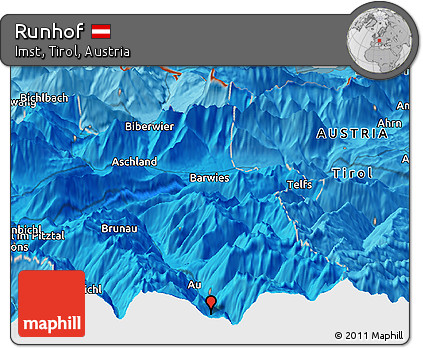 Political Panoramic Map of Runhof