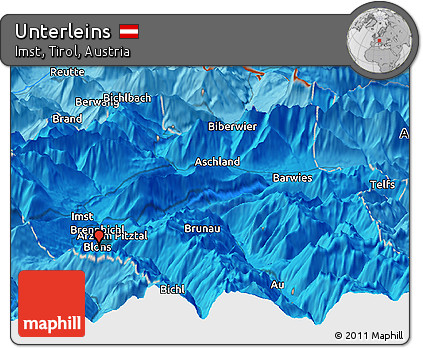Political Panoramic Map of Unterleins