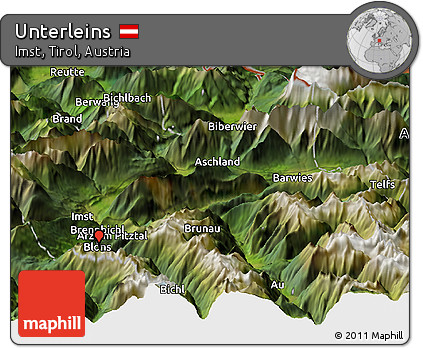 Satellite Panoramic Map of Unterleins