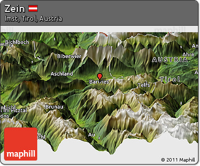 Satellite Panoramic Map of Zein