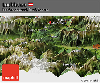 Satellite Panoramic Map of Lochlehen