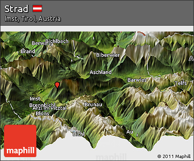 Satellite Panoramic Map of Strad