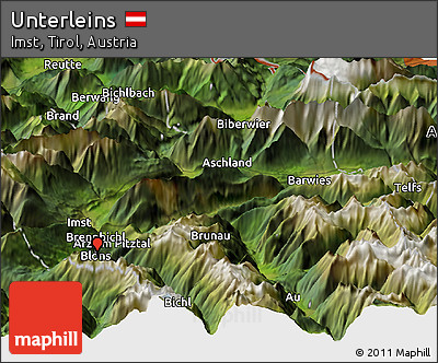 Satellite Panoramic Map of Unterleins