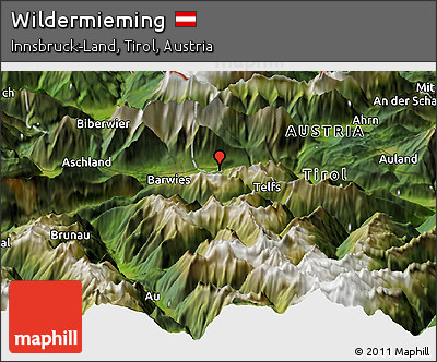 Satellite Panoramic Map of Wildermieming