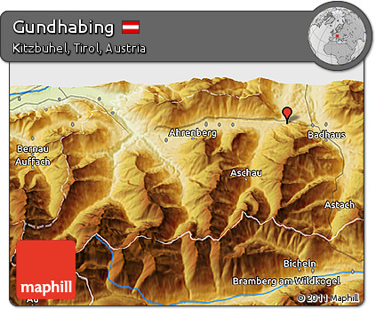 Physical 3D Map of Gundhabing