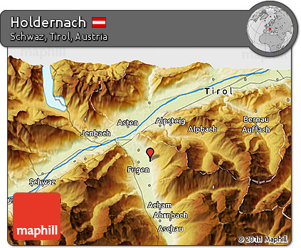Physical 3D Map of Holdernach