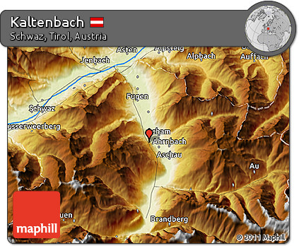 Physical 3D Map of Kaltenbach