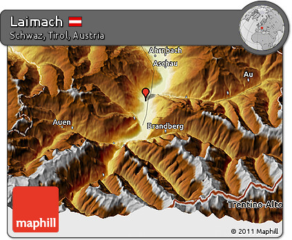 Physical 3D Map of Laimach