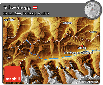 Physical 3D Map of Schweinegg