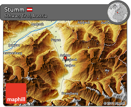 Physical 3D Map of Stumm