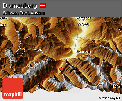 Physical 3D Map of Dornauberg