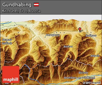 Physical 3D Map of Gundhabing