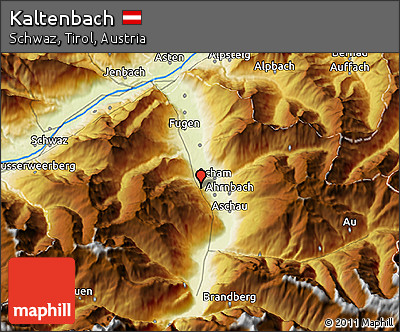Physical 3D Map of Kaltenbach