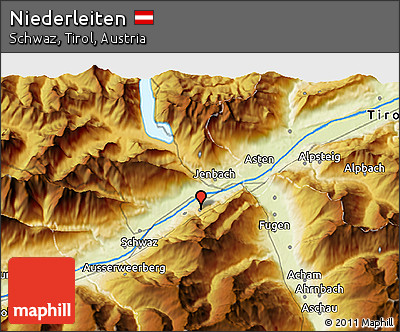 Physical 3D Map of Niederleiten