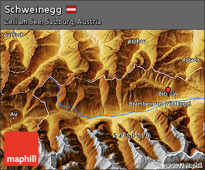 Physical 3D Map of Schweinegg