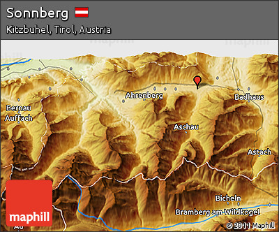 Physical 3D Map of Sonnberg