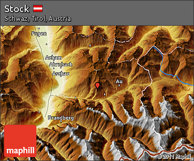 Physical 3D Map of Stock