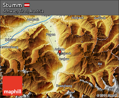 Physical 3D Map of Stumm