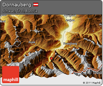 Physical 3D Map of Dornauberg
