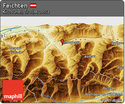 Physical 3D Map of Feichten