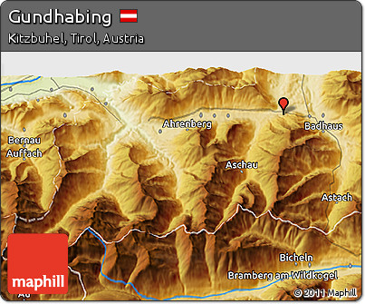 Physical 3D Map of Gundhabing