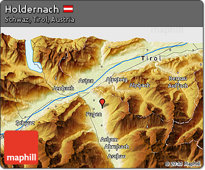 Physical 3D Map of Holdernach