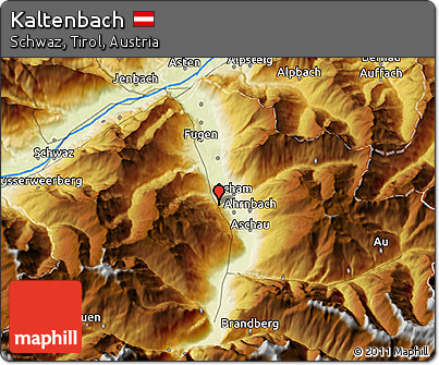 Physical 3D Map of Kaltenbach