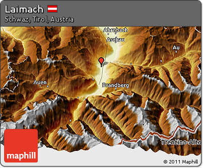 Physical 3D Map of Laimach
