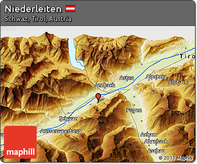 Physical 3D Map of Niederleiten
