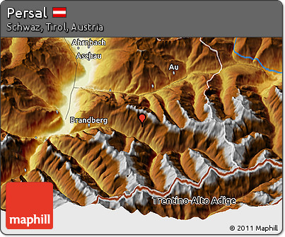 Physical 3D Map of Persal