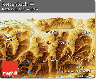 Physical 3D Map of Rettenbach