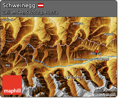 Physical 3D Map of Schweinegg