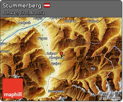 Physical 3D Map of Stummerberg