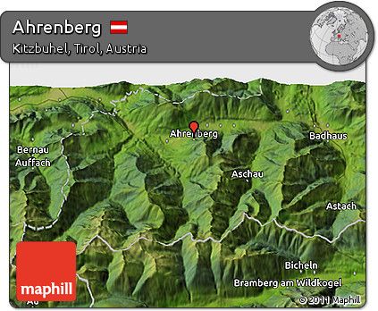 Satellite 3D Map of Ahrenberg