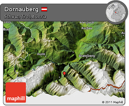 Satellite 3D Map of Dornauberg