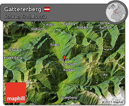 Satellite 3D Map of Gattererberg