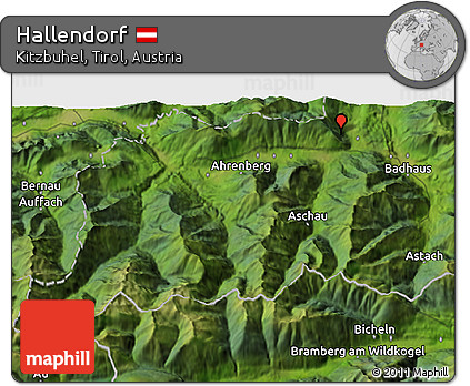 Satellite 3D Map of Hallendorf