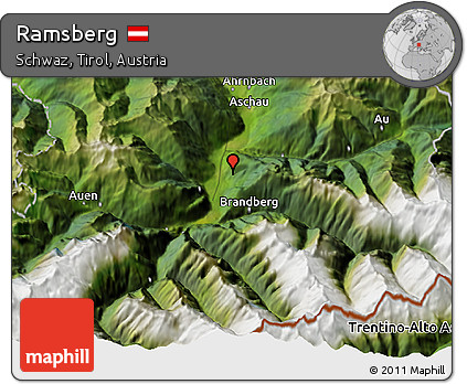 Satellite 3D Map of Ramsberg