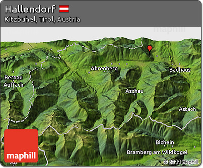 Satellite 3D Map of Hallendorf