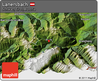 Satellite 3D Map of Lanersbach