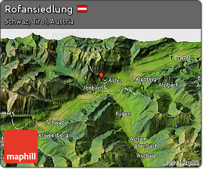 Satellite 3D Map of Rofansiedlung