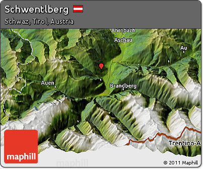 Satellite 3D Map of Schwentlberg